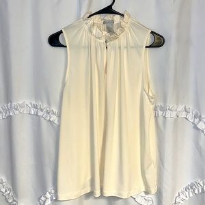 H&M cream blouse